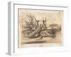 Chinese Irrigating Machine Worked by Men, 1855-Meffert-Framed Giclee Print