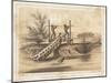Chinese Irrigating Machine Worked by Men, 1855-Meffert-Mounted Giclee Print