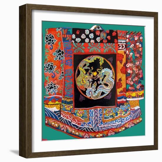 Chinese Jacket A La Linda-Linda Arthurs-Framed Giclee Print