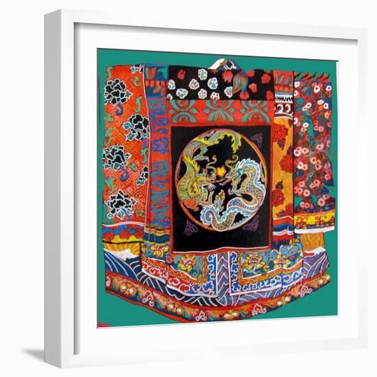 Chinese Jacket A La Linda-Linda Arthurs-Framed Giclee Print