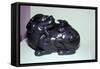 Chinese Jade Lion, symbolises energy for Taoists-Unknown-Framed Stretched Canvas