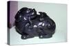 Chinese Jade Lion, symbolises energy for Taoists-Unknown-Stretched Canvas