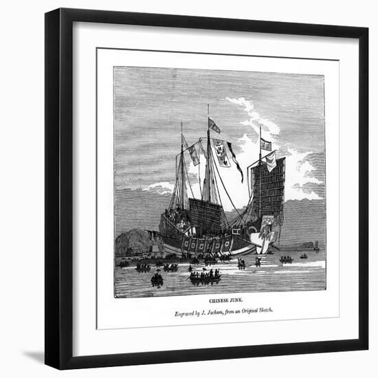 Chinese Junk, 1843-J Jackson-Framed Giclee Print