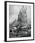 Chinese Junk at Pier-Philip Gendreau-Framed Photographic Print