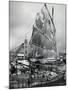 Chinese Junk at Pier-Philip Gendreau-Mounted Photographic Print