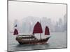 Chinese Junk, Hong Kong, China-Sergio Pitamitz-Mounted Photographic Print