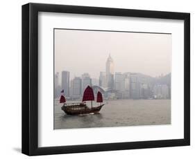 Chinese Junk, Hong Kong, China-Sergio Pitamitz-Framed Photographic Print