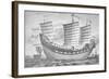 Chinese Junk Keying, the First Chinese Vessel to Reach Europe in 1848-null-Framed Giclee Print