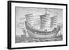 Chinese Junk Keying, the First Chinese Vessel to Reach Europe in 1848-null-Framed Giclee Print