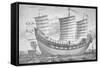 Chinese Junk Keying, the First Chinese Vessel to Reach Europe in 1848-null-Framed Stretched Canvas