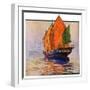 "Chinese Junk,"May 30, 1931-Anton Otto Fischer-Framed Giclee Print