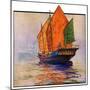 "Chinese Junk,"May 30, 1931-Anton Otto Fischer-Mounted Premium Giclee Print