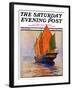 "Chinese Junk," Saturday Evening Post Cover, May 30, 1931-Anton Otto Fischer-Framed Giclee Print