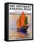 "Chinese Junk," Saturday Evening Post Cover, May 30, 1931-Anton Otto Fischer-Framed Stretched Canvas