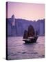 Chinese Junk, Victoria Harbour, Hong Kong, China-Rex Butcher-Stretched Canvas