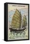 Chinese Junk-null-Framed Stretched Canvas