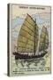 Chinese Junk-null-Stretched Canvas