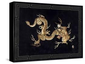 Chinese Lacquer Album-null-Stretched Canvas