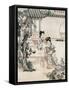 Chinese Ladies in a Garden-null-Framed Stretched Canvas