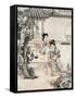 Chinese Ladies in a Garden-null-Framed Stretched Canvas