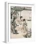 Chinese Ladies in a Garden-null-Framed Giclee Print