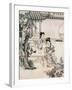 Chinese Ladies in a Garden-null-Framed Giclee Print