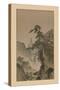 Chinese landscape, 16th century, (1886)-Kano Masanobu-Stretched Canvas