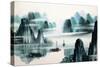 Chinese Landscape Watercolor Painting-baoyan-Stretched Canvas