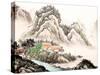 Chinese Landscape Watercolor Painting-baoyan-Stretched Canvas