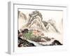 Chinese Landscape Watercolor Painting-baoyan-Framed Art Print