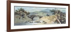 Chinese Landscape with Bridge-George Chinnery-Framed Giclee Print