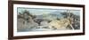 Chinese Landscape with Bridge-George Chinnery-Framed Giclee Print