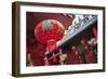 Chinese lanterns at a temple in Chinatown at night, Kuala Lumpur, Malaysia, Southeast Asia, Asia-Matthew Williams-Ellis-Framed Photographic Print