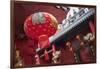 Chinese lanterns at a temple in Chinatown at night, Kuala Lumpur, Malaysia, Southeast Asia, Asia-Matthew Williams-Ellis-Framed Photographic Print