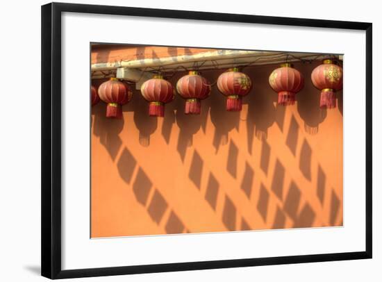Chinese Lanterns in Kunming Ethnic Minorities Village Park, China-Darrell Gulin-Framed Photographic Print