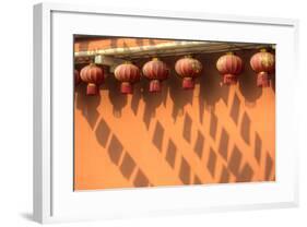 Chinese Lanterns in Kunming Ethnic Minorities Village Park, China-Darrell Gulin-Framed Photographic Print