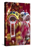 Chinese Lion Decorations at Fa Yuen Street Market, Mongkok, Kowloon, Hong Kong-Ian Trower-Stretched Canvas