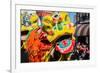 Chinese Lion during Golden Dragon Parede.-bettorodrigues-Framed Photographic Print