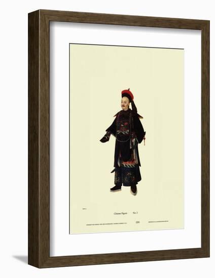 Chinese Mandarin Figure-null-Framed Art Print