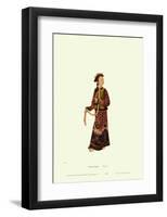 Chinese Mandarin Figure-null-Framed Art Print