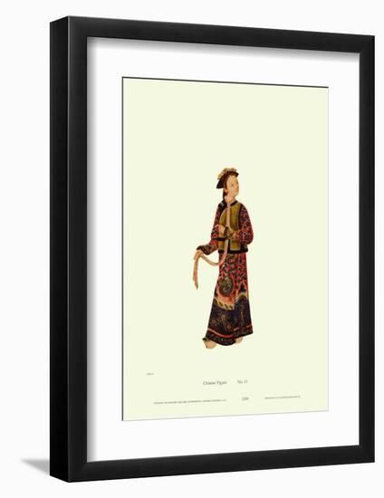 Chinese Mandarin Figure-null-Framed Art Print