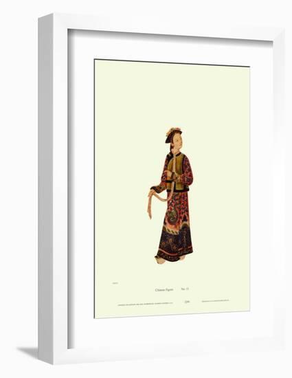 Chinese Mandarin Figure-null-Framed Art Print