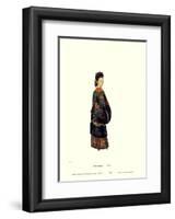 Chinese Mandarin Figure-null-Framed Art Print