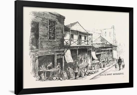 Chinese Market Sacramento Street-null-Framed Giclee Print