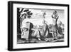 Chinese Mendians Performing Self-Inflicting Acts, 1664-null-Framed Giclee Print