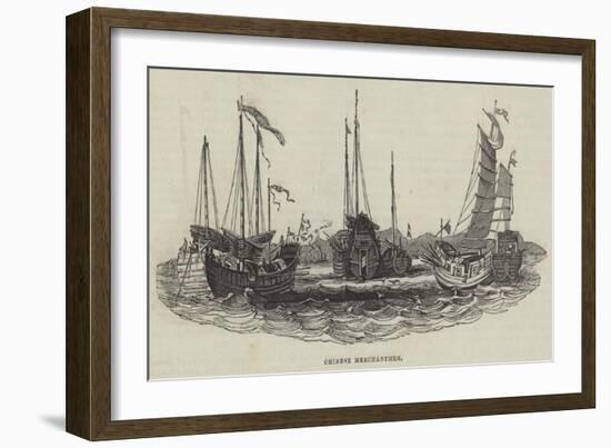 Chinese Merchantmen-null-Framed Giclee Print