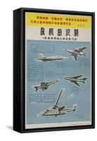 Chinese Military Poster Aircraft Identification Chart, Soviet Union Aircraft-null-Framed Stretched Canvas
