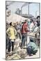 Chinese Mine Workers South Africa (Aug 1904)-null-Mounted Giclee Print