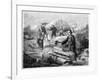 Chinese Miners, California, 19th Century-Gustave Adolphe Chassevent-Bacques-Framed Giclee Print