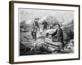 Chinese Miners, California, 19th Century-Gustave Adolphe Chassevent-Bacques-Framed Giclee Print